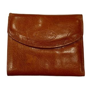 Vintage Amity American Classic Cowhide Brown Leather Wallet‎